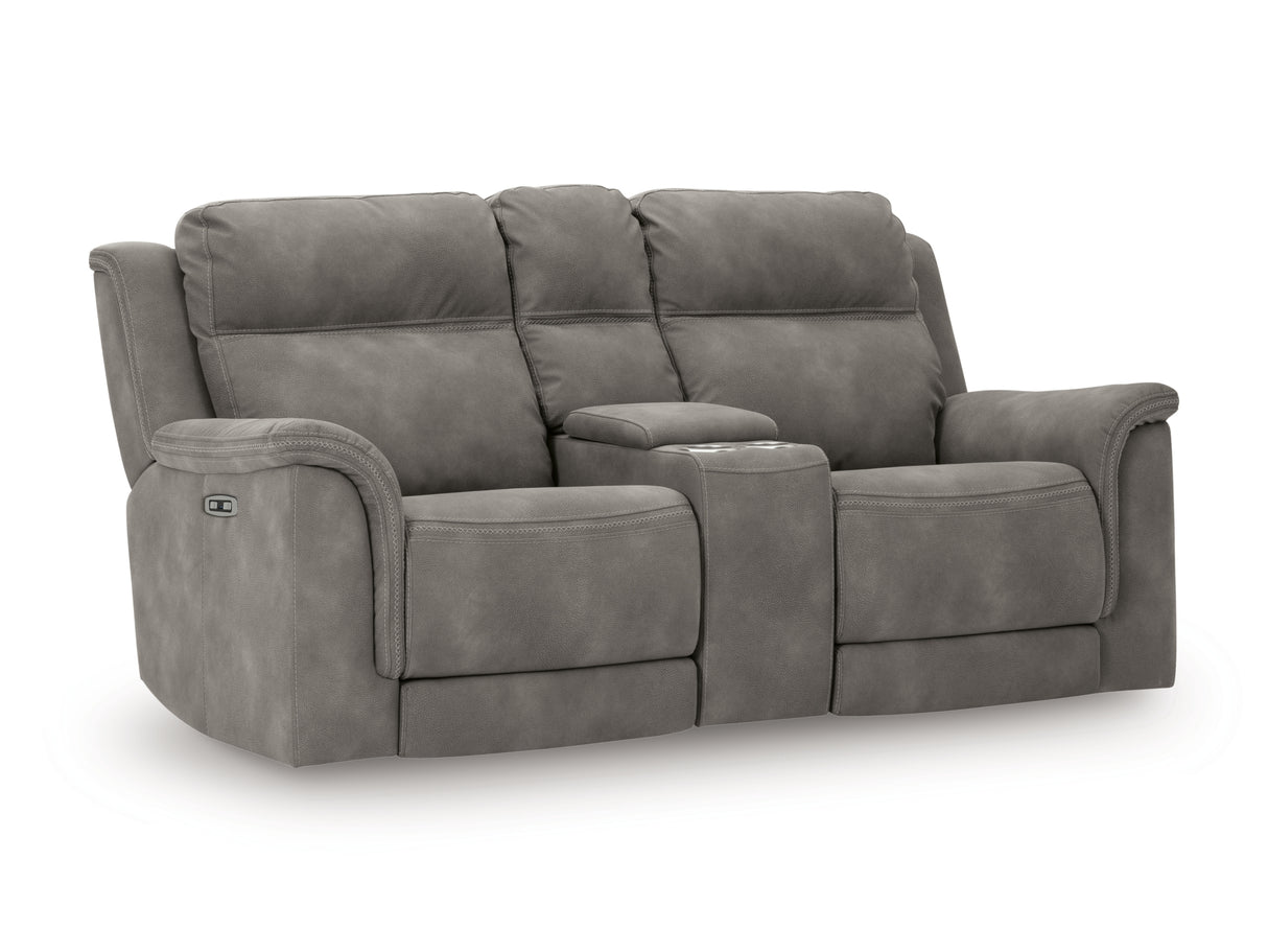 Next-Gen DuraPella Slate 3-Piece Power Reclining Set from Ashley - Luna Furniture