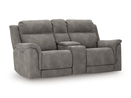 Next-Gen DuraPella Slate 3-Piece Power Reclining Set from Ashley - Luna Furniture