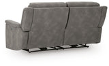 Next-Gen DuraPella Slate Power Reclining Sofa from Ashley Furniture - Luna Furniture