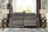 Next-Gen DuraPella Slate Power Reclining Sofa from Ashley Furniture - Luna Furniture