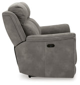 Next-Gen DuraPella Slate Power Reclining Sofa from Ashley - Luna Furniture