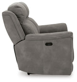 Next-Gen DuraPella Slate Power Reclining Sofa from Ashley Furniture - Luna Furniture