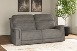 Next-Gen DuraPella Slate Power Reclining Sofa from Ashley - Luna Furniture