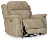 Next-Gen DuraPella Sand Power Recliner from Ashley Furniture - Luna Furniture