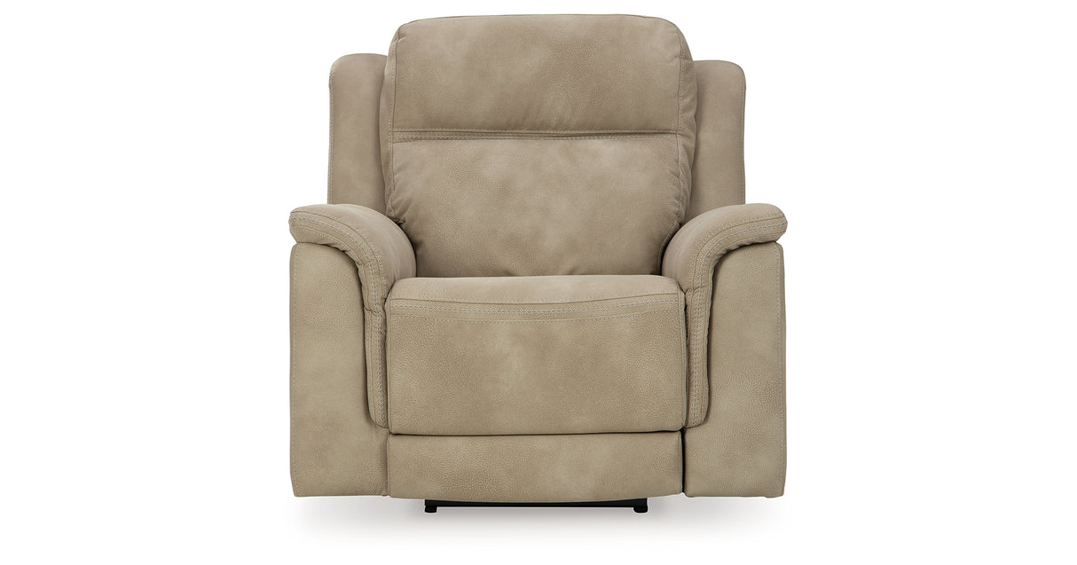 Next-Gen DuraPella Sand Power Recliner from Ashley Furniture - Luna Furniture