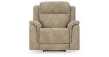 Next-Gen DuraPella Sand Power Recliner from Ashley Furniture - Luna Furniture
