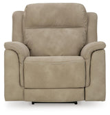 Next-Gen DuraPella Sand Power Recliner from Ashley Furniture - Luna Furniture