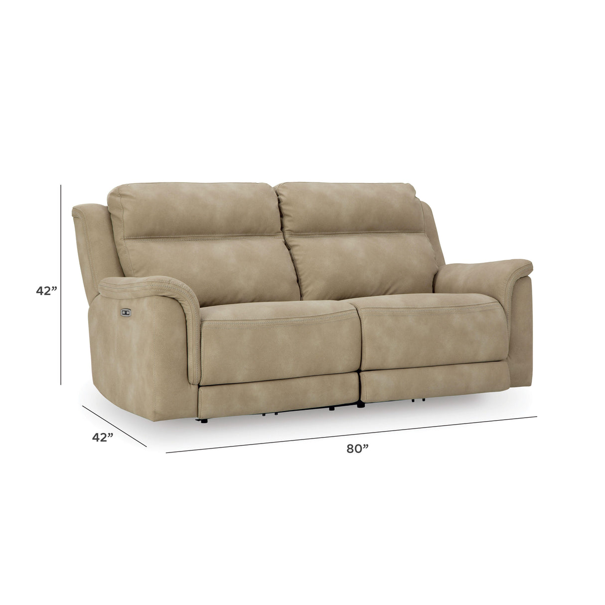 Next-Gen DuraPella Sand Power Reclining Sofa