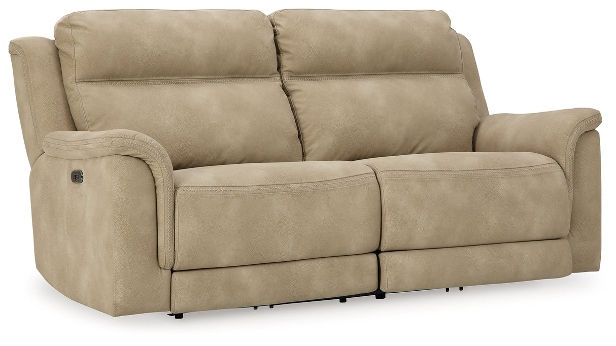Next-Gen DuraPella Sand Power Reclining Sofa from Ashley - Luna Furniture