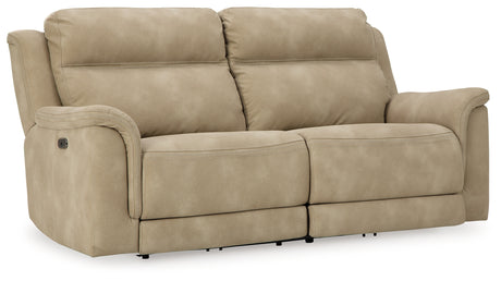 Next-Gen DuraPella Sand Power Reclining Sofa from Ashley - Luna Furniture