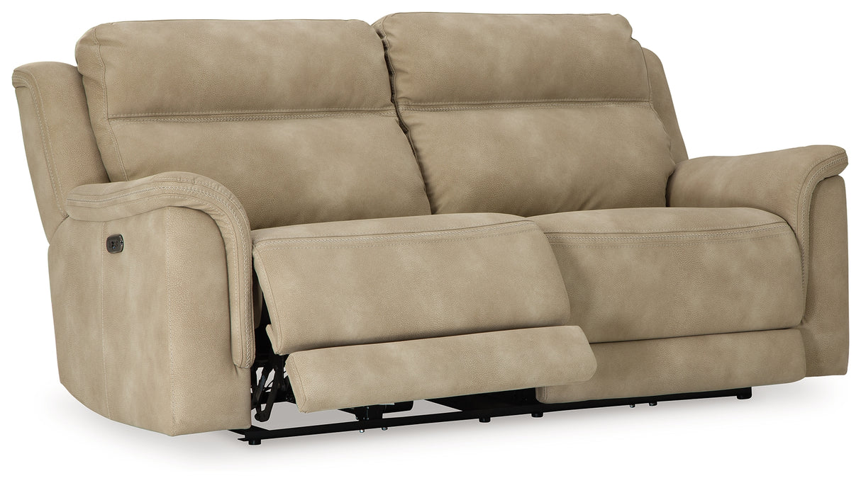 Next-Gen DuraPella Sand Power Reclining Sofa from Ashley - Luna Furniture