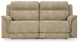 Next-Gen DuraPella Sand Power Reclining Sofa from Ashley - Luna Furniture