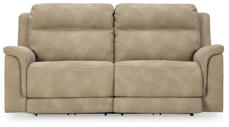Next-Gen DuraPella Sand Power Reclining Sofa from Ashley - Luna Furniture