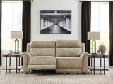 Next-Gen DuraPella Sand Power Reclining Sofa from Ashley Furniture - Luna Furniture