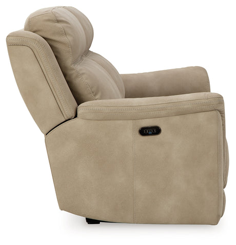 Next-Gen DuraPella Sand Power Reclining Sofa from Ashley - Luna Furniture