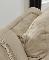 Next-Gen DuraPella Sand Power Recliner from Ashley Furniture - Luna Furniture