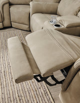 Next-Gen DuraPella Sand Power Reclining Sofa from Ashley - Luna Furniture