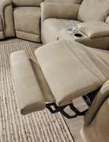 Next-Gen DuraPella Sand Power Recliner from Ashley Furniture - Luna Furniture