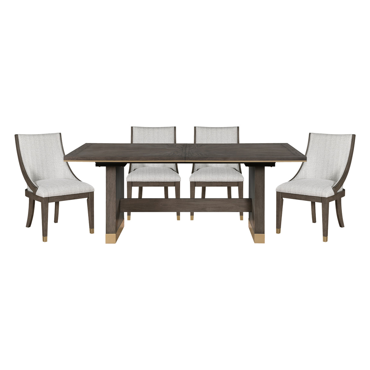 Griffin Brown Extendable Dining Set from Homelegance - Luna Furniture
