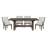 Griffin Brown Extendable Dining Set from Homelegance - Luna Furniture