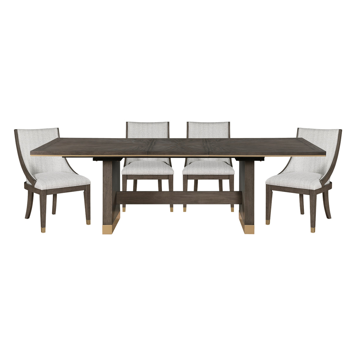 Griffin Brown Extendable Dining Set from Homelegance - Luna Furniture