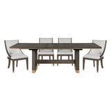 Griffin Brown Extendable Dining Set from Homelegance - Luna Furniture