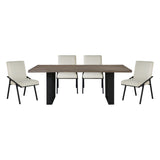 Rochelle Natural Oak 84" Dining Table