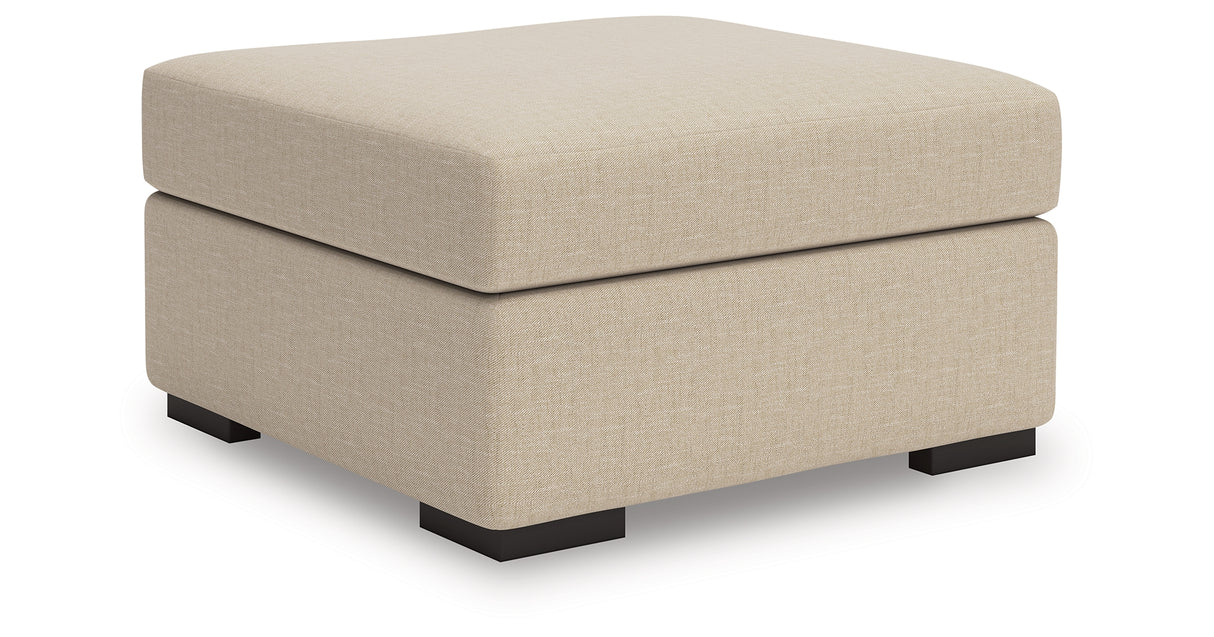 LadyMae Twill Oversized Accent Ottoman from Ashley Furniture - Luna Furniture