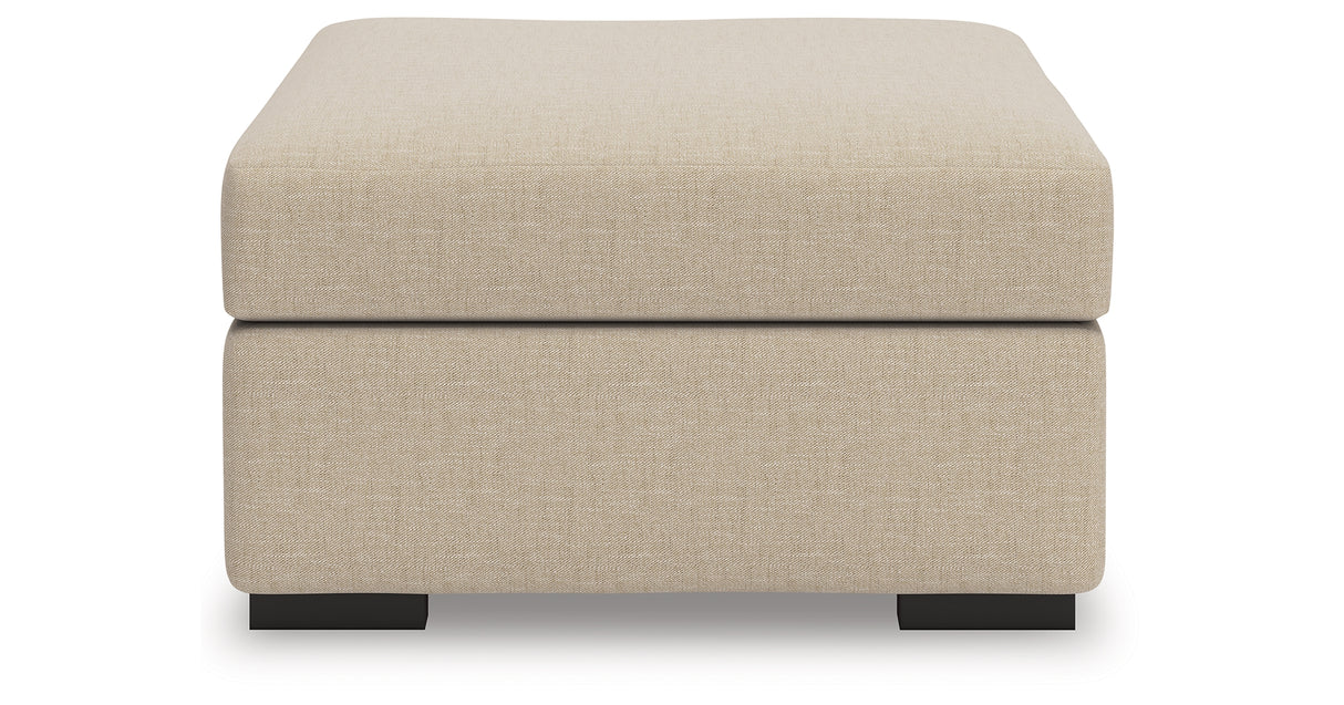 LadyMae Twill Oversized Accent Ottoman from Ashley Furniture - Luna Furniture