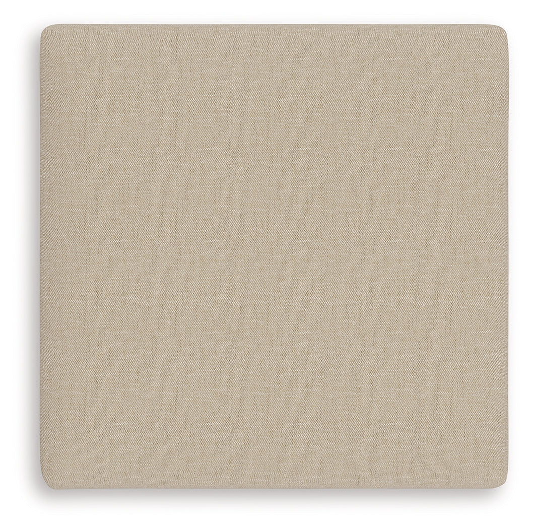 LadyMae Twill Oversized Accent Ottoman from Ashley Furniture - Luna Furniture