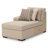 LadyMae Twill 3-Piece Sectional with Chaise from Ashley - Luna Furniture