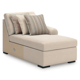 LadyMae Twill 5-Piece RAF Chaise Sectional from Ashley - Luna Furniture