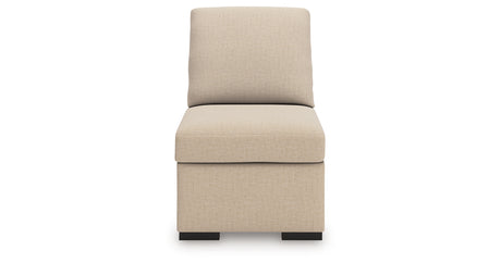 LadyMae Twill Armless Chair from Ashley Furniture - Luna Furniture