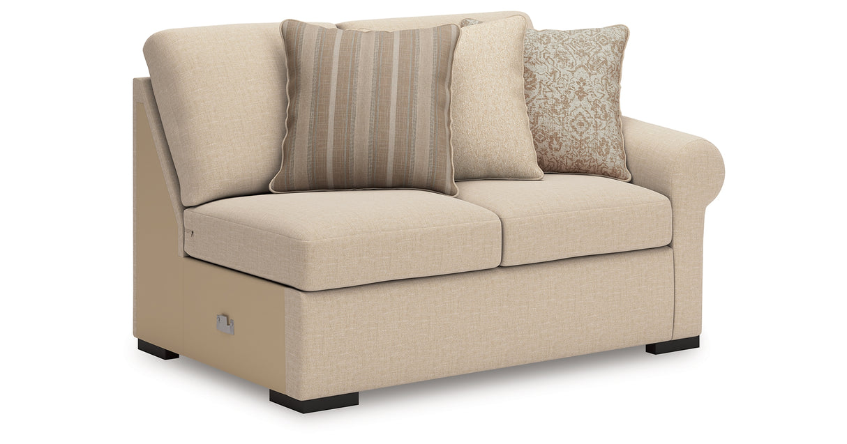 LadyMae Twill 4-Piece Sectional from Ashley Furniture - Luna Furniture