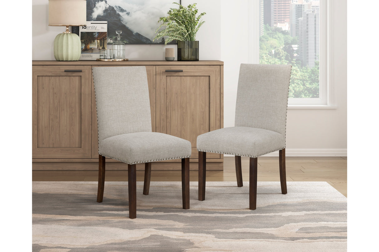 Paulson Dark Brown/Taupe 79" Dining Room Set from Homelegance - Luna Furniture