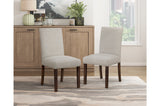 Paulson Dark Brown/Taupe 79" Dining Room Set from Homelegance - Luna Furniture