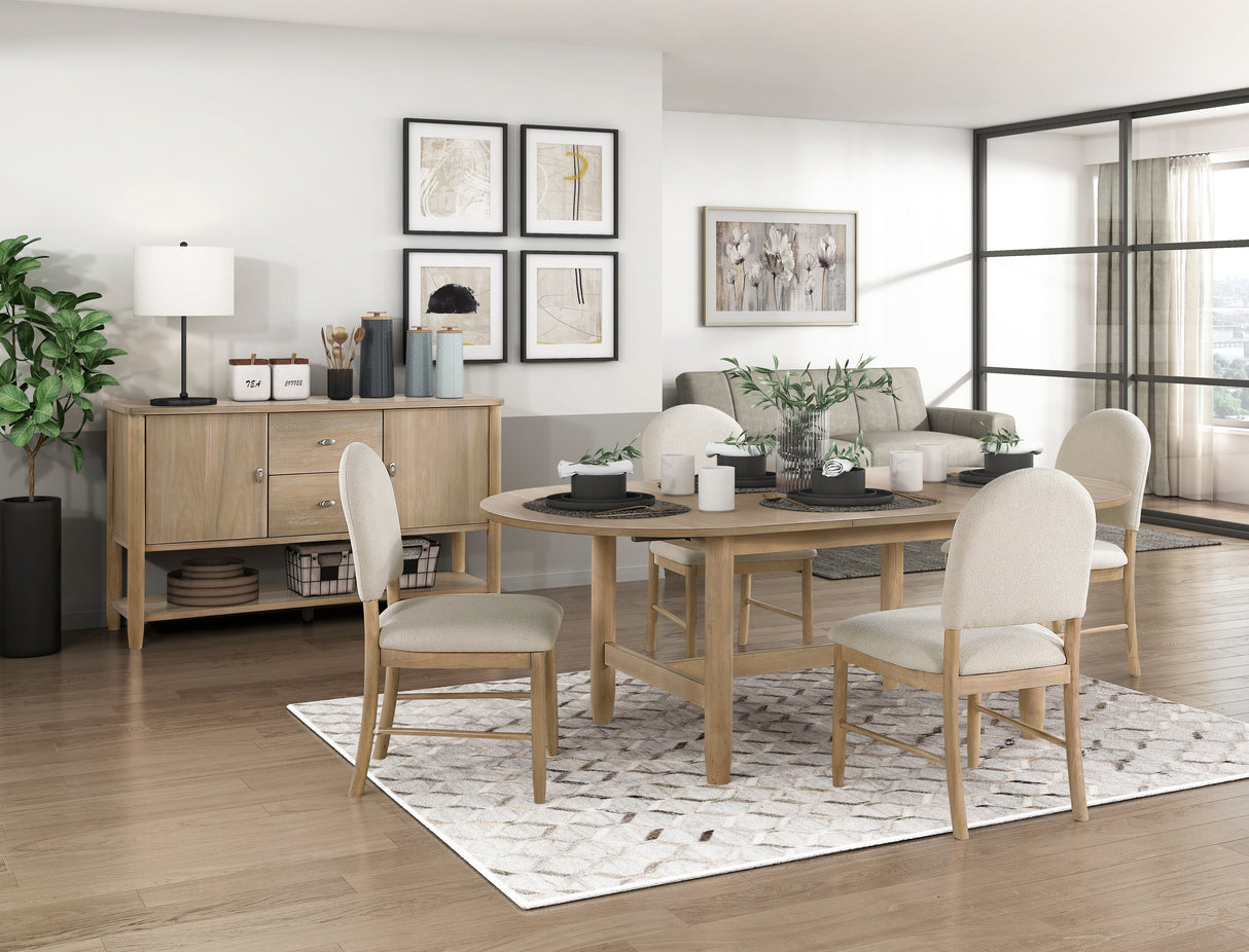 Myrna Natural Dining Side Chair, Set of 2 from Homelegance - Luna Furniture