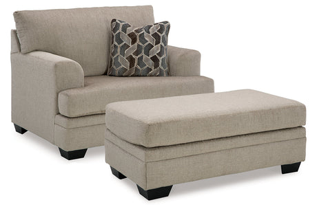 Stonemeade Oversized Chair and Ottoman from Ashley - Luna Furniture