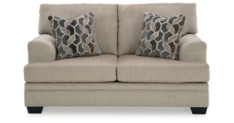 Stonemeade Sofa, Loveseat, Chair and Ottoman in Taupe from Ashley Furniture - Luna Furniture