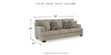 Stonemeade Sofa, Loveseat, Chair and Ottoman in Taupe from Ashley Furniture - Luna Furniture