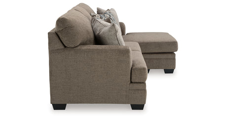 Stonemeade Nutmeg Sofa Chaise and Recliner from Ashley - Luna Furniture