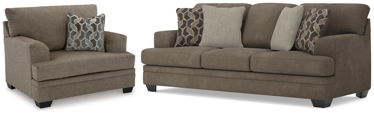 Stonemeade Queen Sofa Sleeper and Oversized Chair from Ashley - Luna Furniture