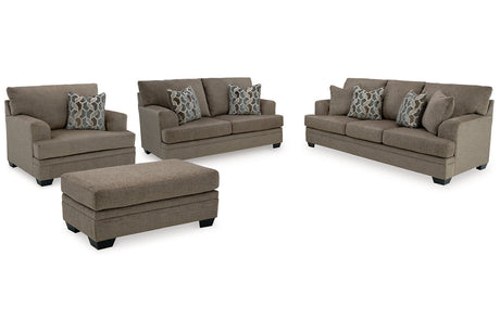 Stonemeade Sofa, Loveseat, Oversized Chair and Ottoman from Ashley - Luna Furniture