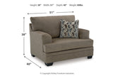 Stonemeade Sofa, Loveseat, Oversized Chair and Ottoman from Ashley - Luna Furniture