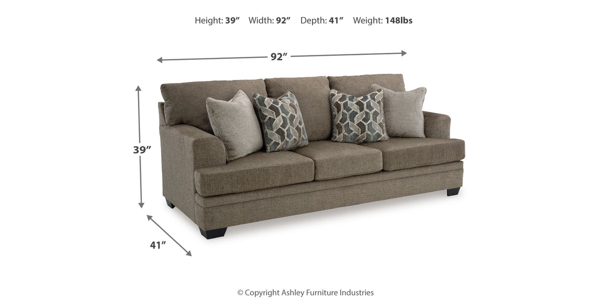 Stonemeade Nutmeg Sofa and Recliner from Ashley Furniture - Luna Furniture