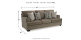 Stonemeade Nutmeg Sofa and Recliner from Ashley Furniture - Luna Furniture