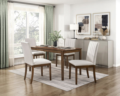 Maude Chestnut Dining Table from Homelegance - Luna Furniture