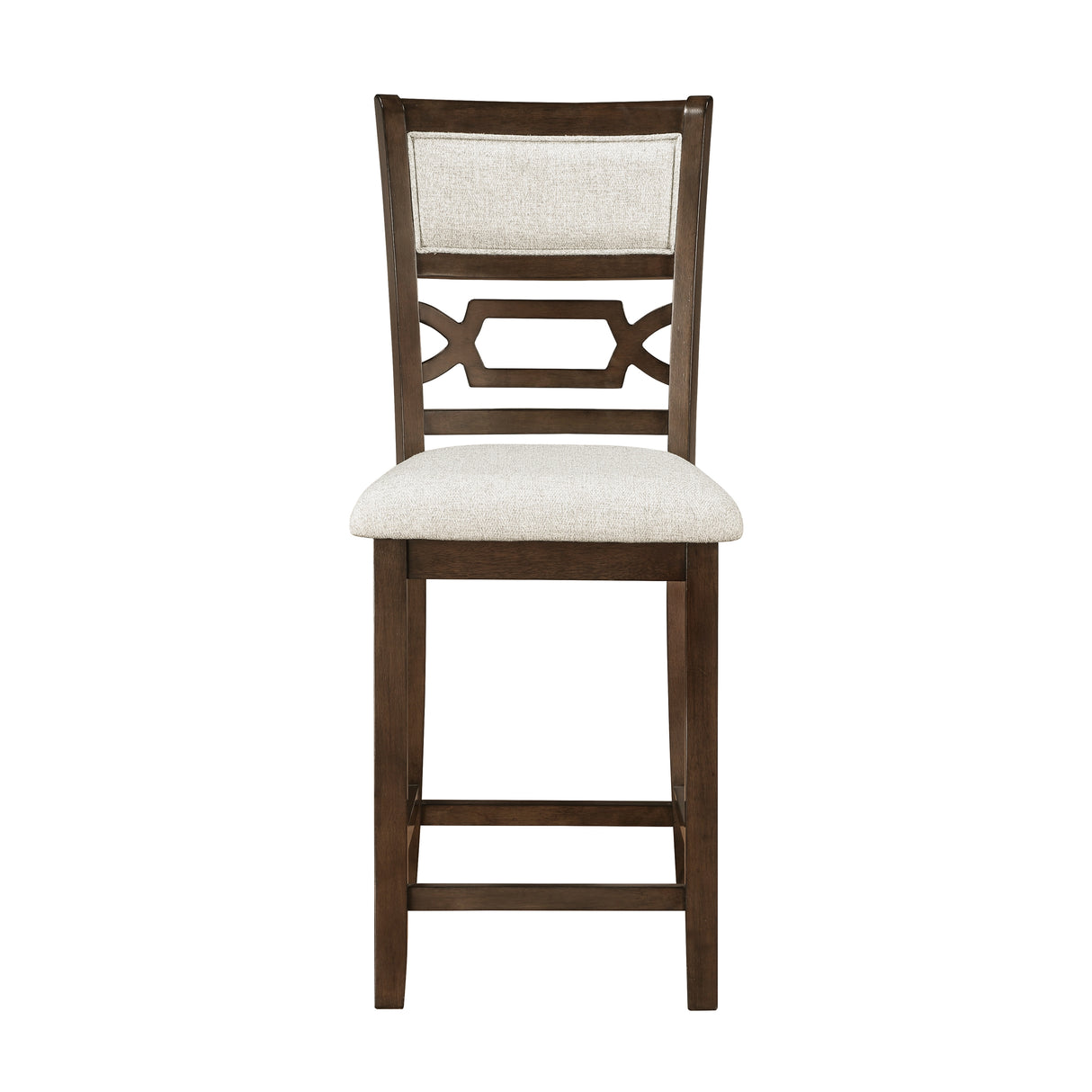 Hutchinson Dark Brown/Beige 5-Piece Counter Height Set from Homelegance - Luna Furniture