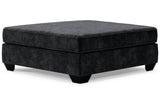 Lavernett Charcoal 4-Piece Sectional with Ottoman from Ashley - Luna Furniture