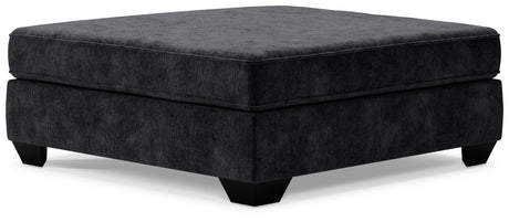 Lavernett Charcoal 4-Piece Sectional with Ottoman from Ashley Furniture - Luna Furniture